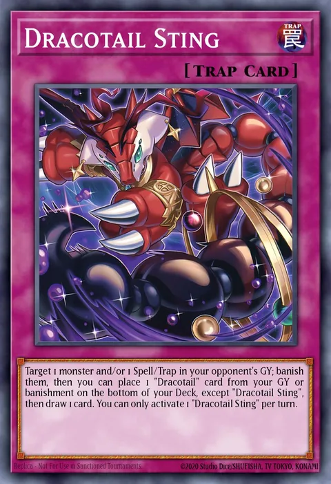 Dracotail Sting trading card