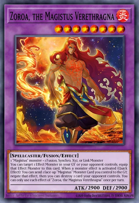 Zoroa, the Magistus Verethragna trading card