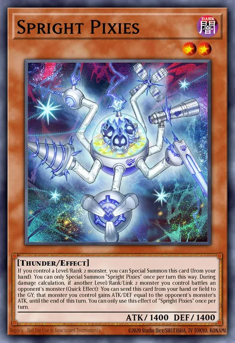 Spright Pixies trading card