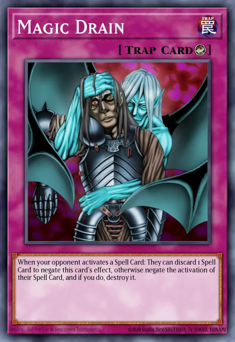 Magic Drain trading card