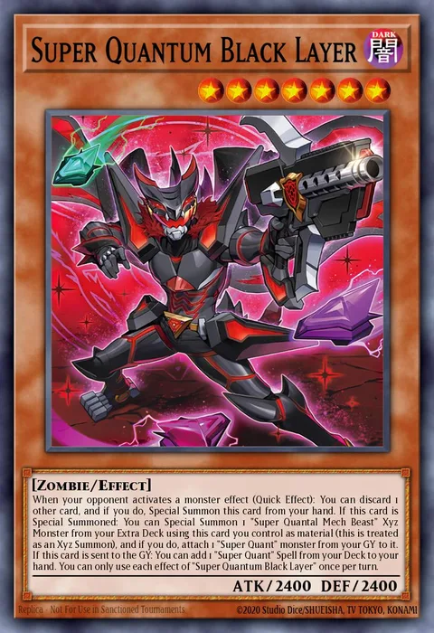 Super Quantum Black Layer trading card