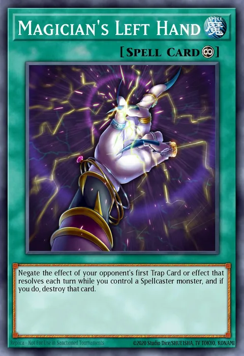 Magician's Left Hand trading card