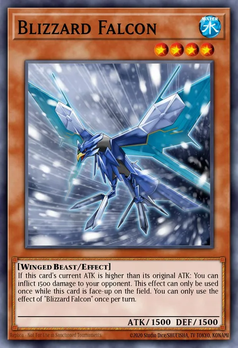 Blizzard Falcon trading card