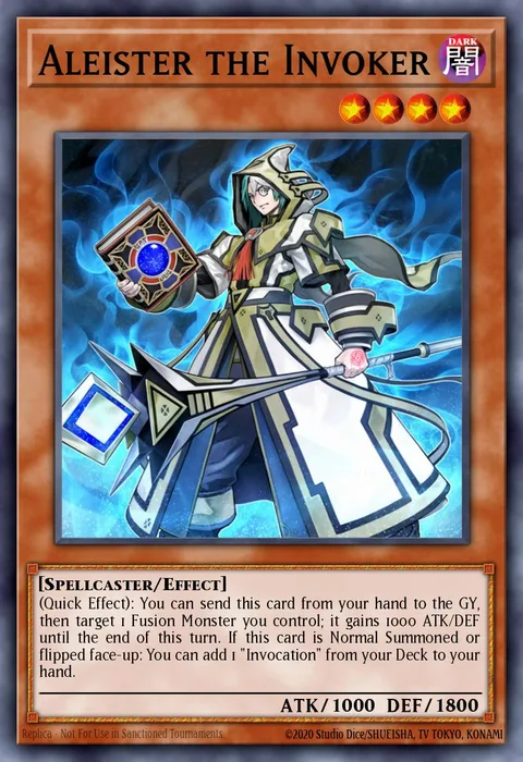 Aleister the Invoker trading card
