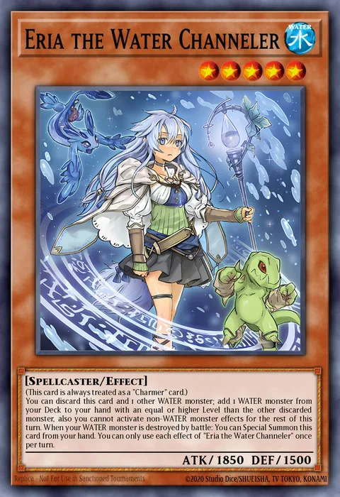 Eria the Water Channeler trading card