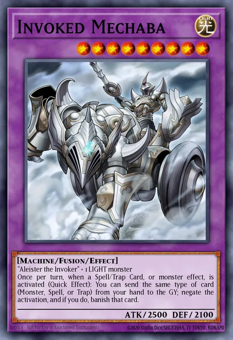 Invoked Mechaba trading card