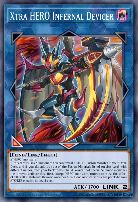 Xtra HERO Infernal Devicer trading card