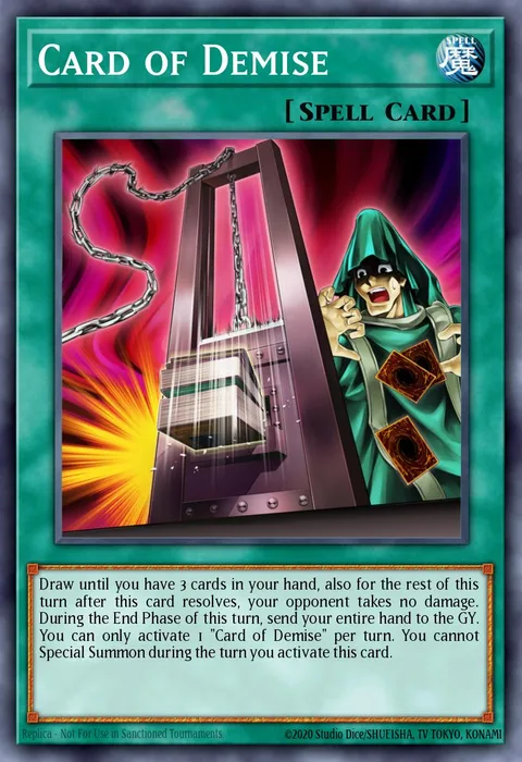 Card of Demise trading card