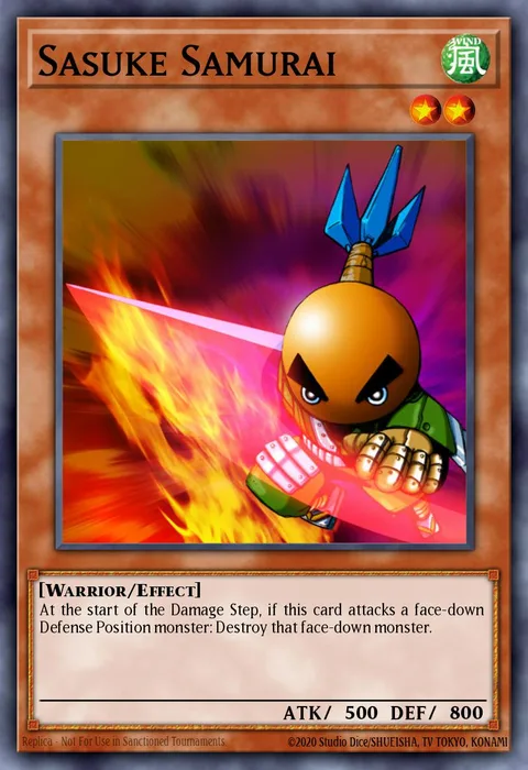 Sasuke Samurai trading card