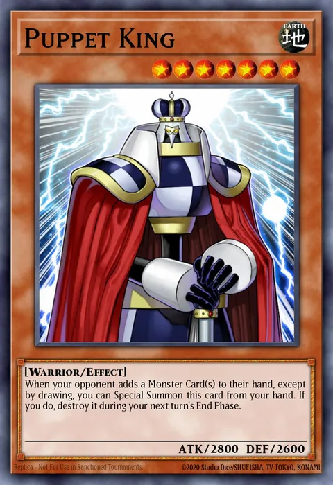 Puppet King trading card