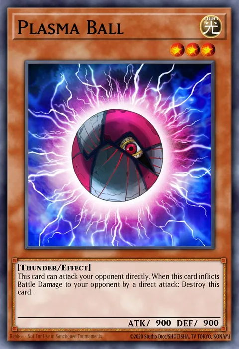 Plasma Ball trading card