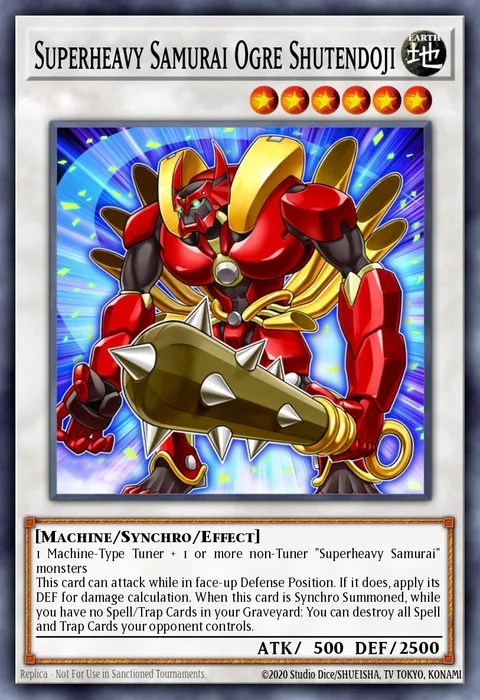 Superheavy Samurai Ogre Shutendoji trading card