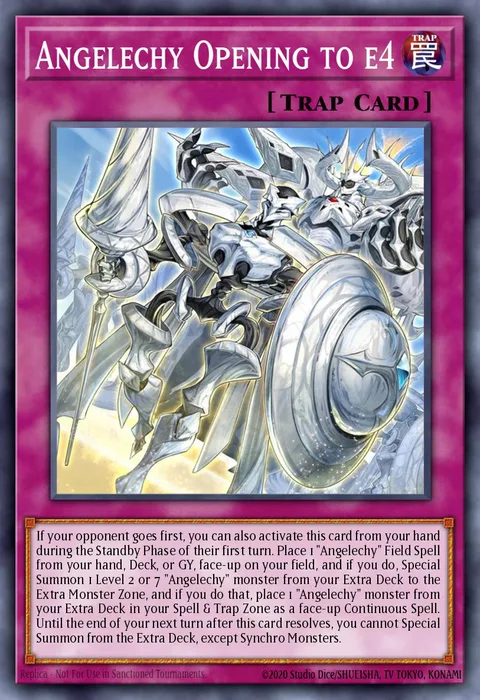 Angelechy Opening to e4 trading card