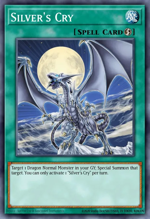 Silver's Cry trading card