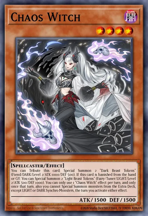 Chaos Witch trading card