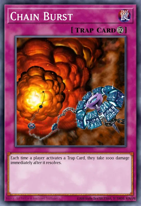 Chain Burst trading card