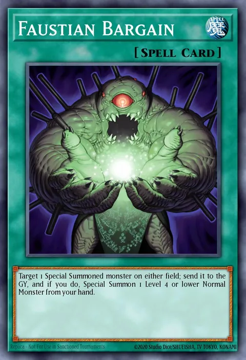Faustian Bargain trading card
