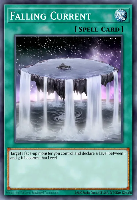 Falling Current trading card