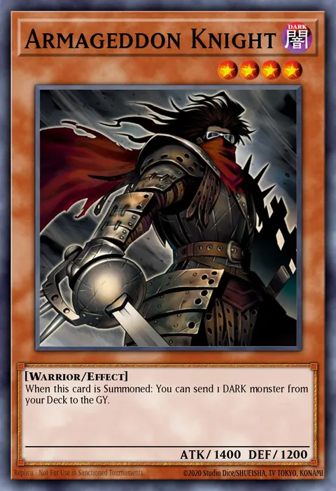 Armageddon Knight trading card