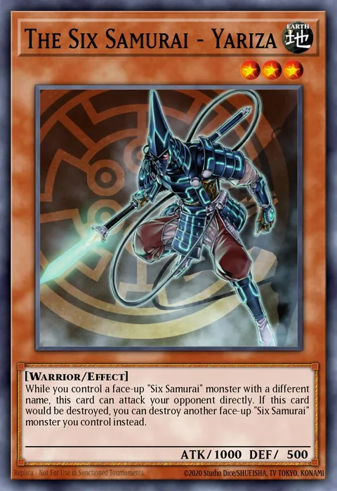 The Six Samurai - Yariza trading card