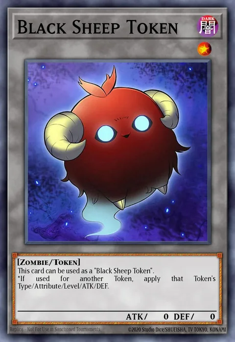 Black Sheep Token trading card