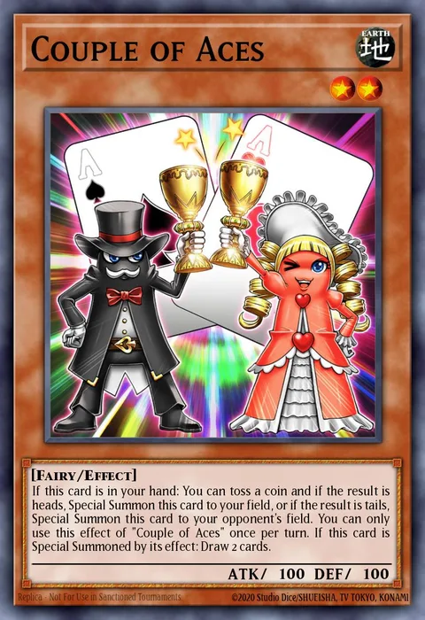 Couple of Aces trading card