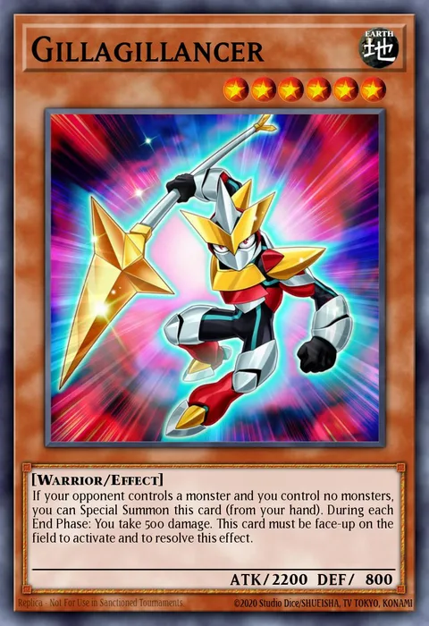 Gillagillancer trading card