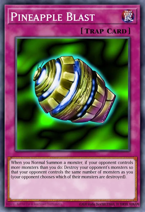 Pineapple Blast trading card