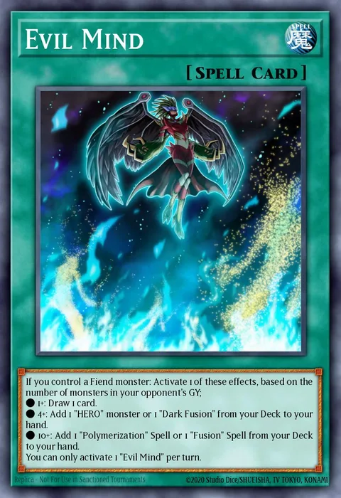 Evil Mind trading card
