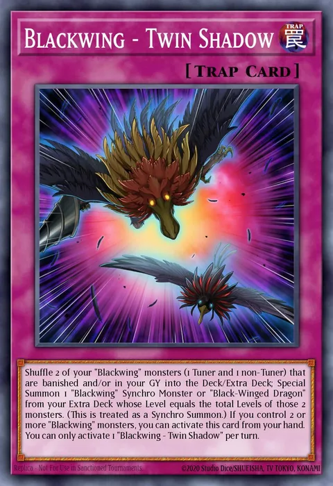 Blackwing - Twin Shadow trading card