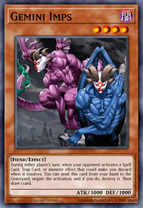 Gemini Imps trading card