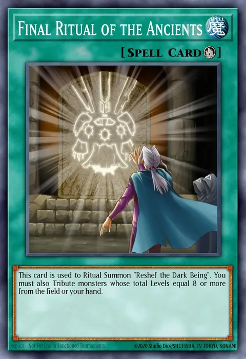 Final Ritual of the Ancients trading card