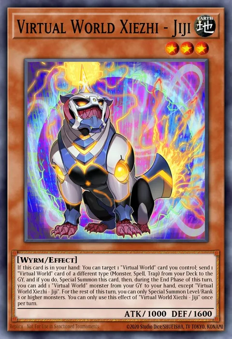 Virtual World Xiezhi - Jiji trading card