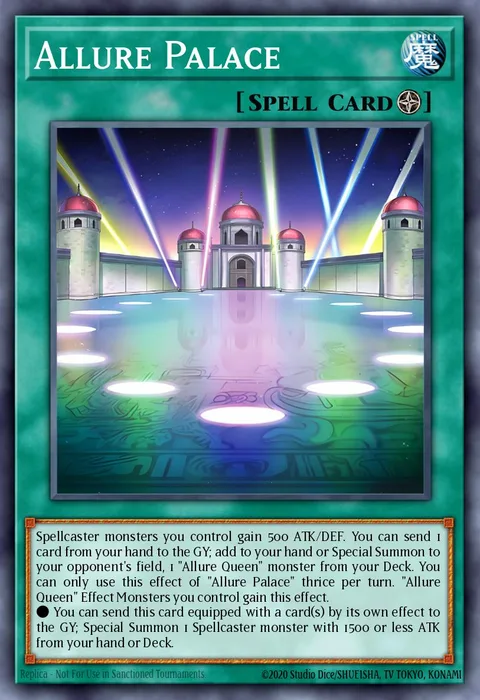 Allure Palace trading card