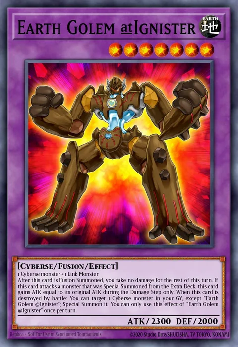 Earth Golem @Ignister trading card
