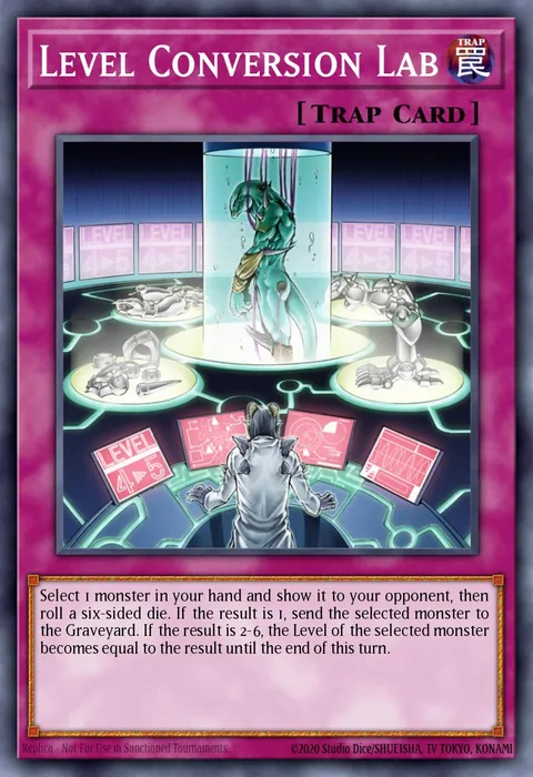 Level Conversion Lab trading card