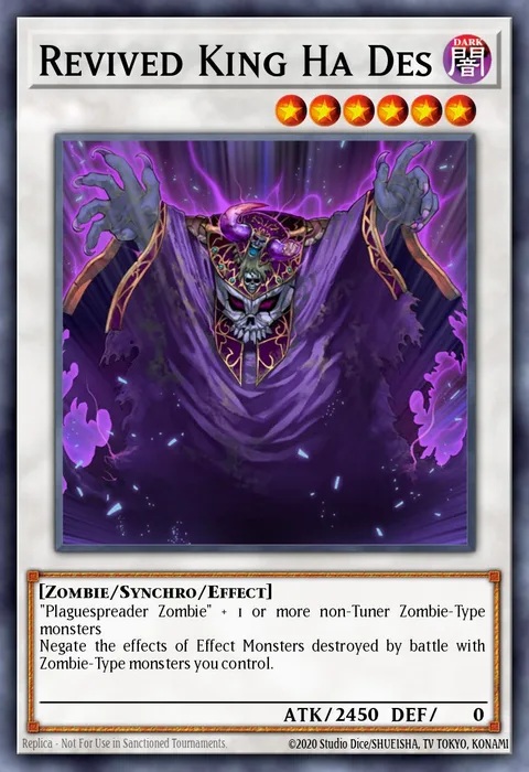 Revived King Ha Des trading card