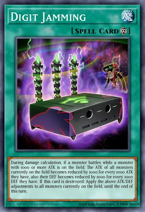 Digit Jamming trading card