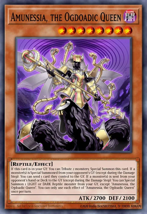 Amunessia, the Ogdoadic Queen trading card