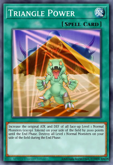 Triangle Power trading card