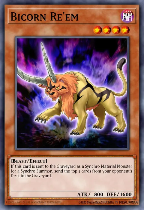 Bicorn Re'em trading card