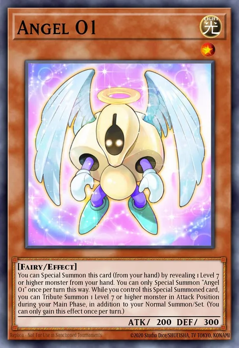 Angel O1 trading card