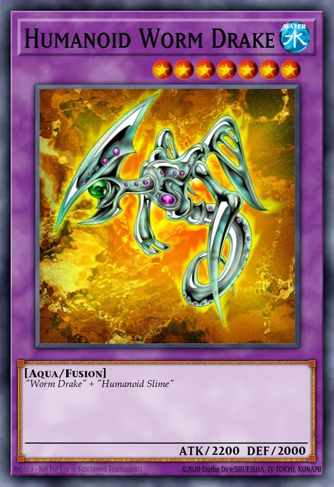 Humanoid Worm Drake trading card
