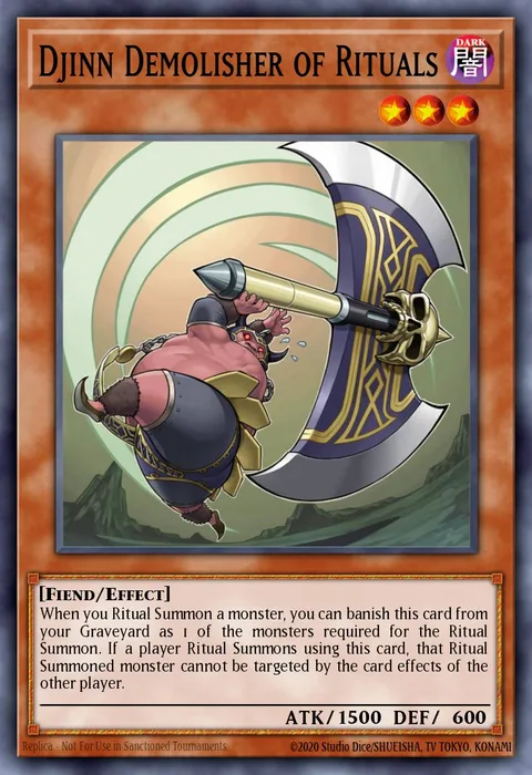 Djinn Demolisher of Rituals trading card