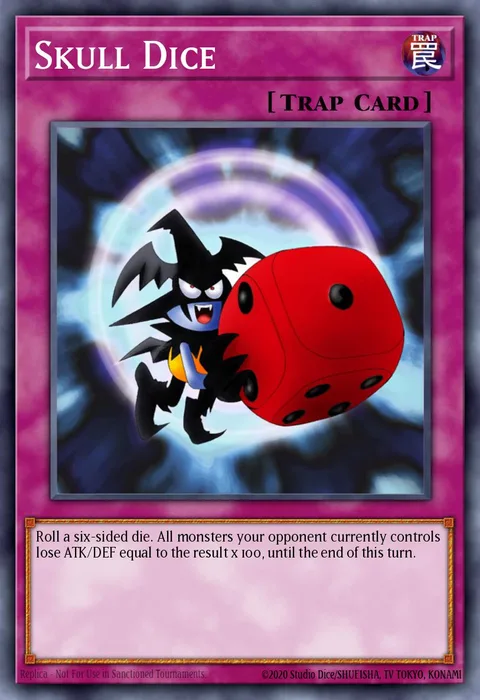 Skull Dice trading card