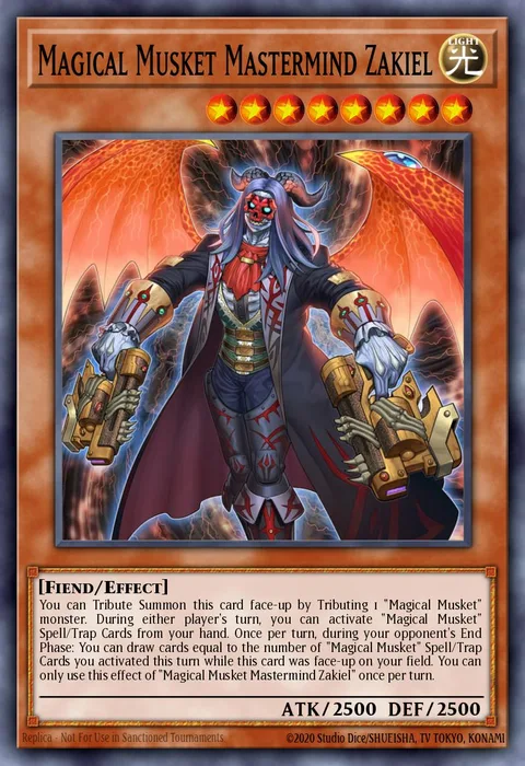 Magical Musket Mastermind Zakiel trading card