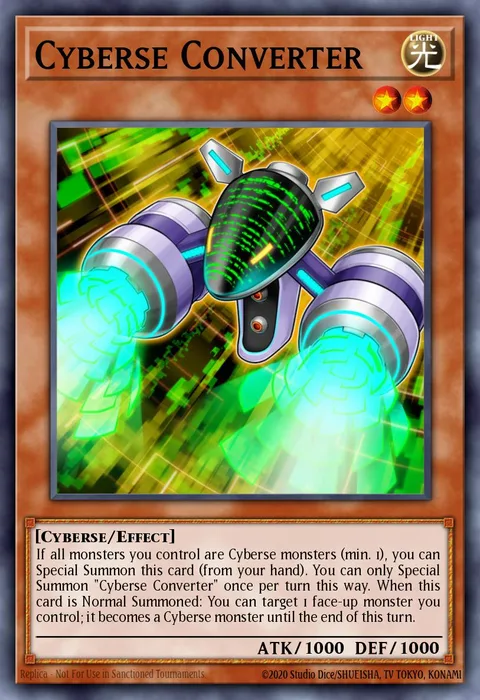 Cyberse Converter trading card