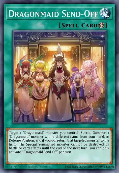 Dragonmaid Send-Off trading card