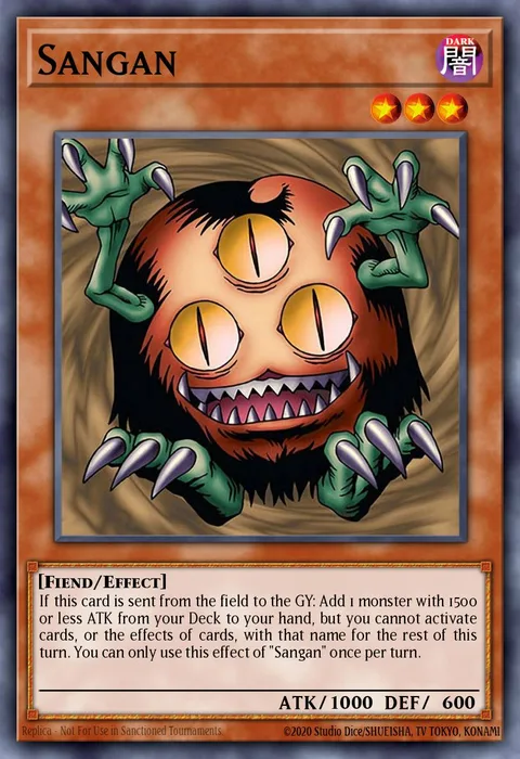 Sangan trading card