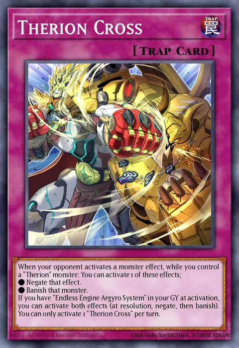 Therion Cross trading card